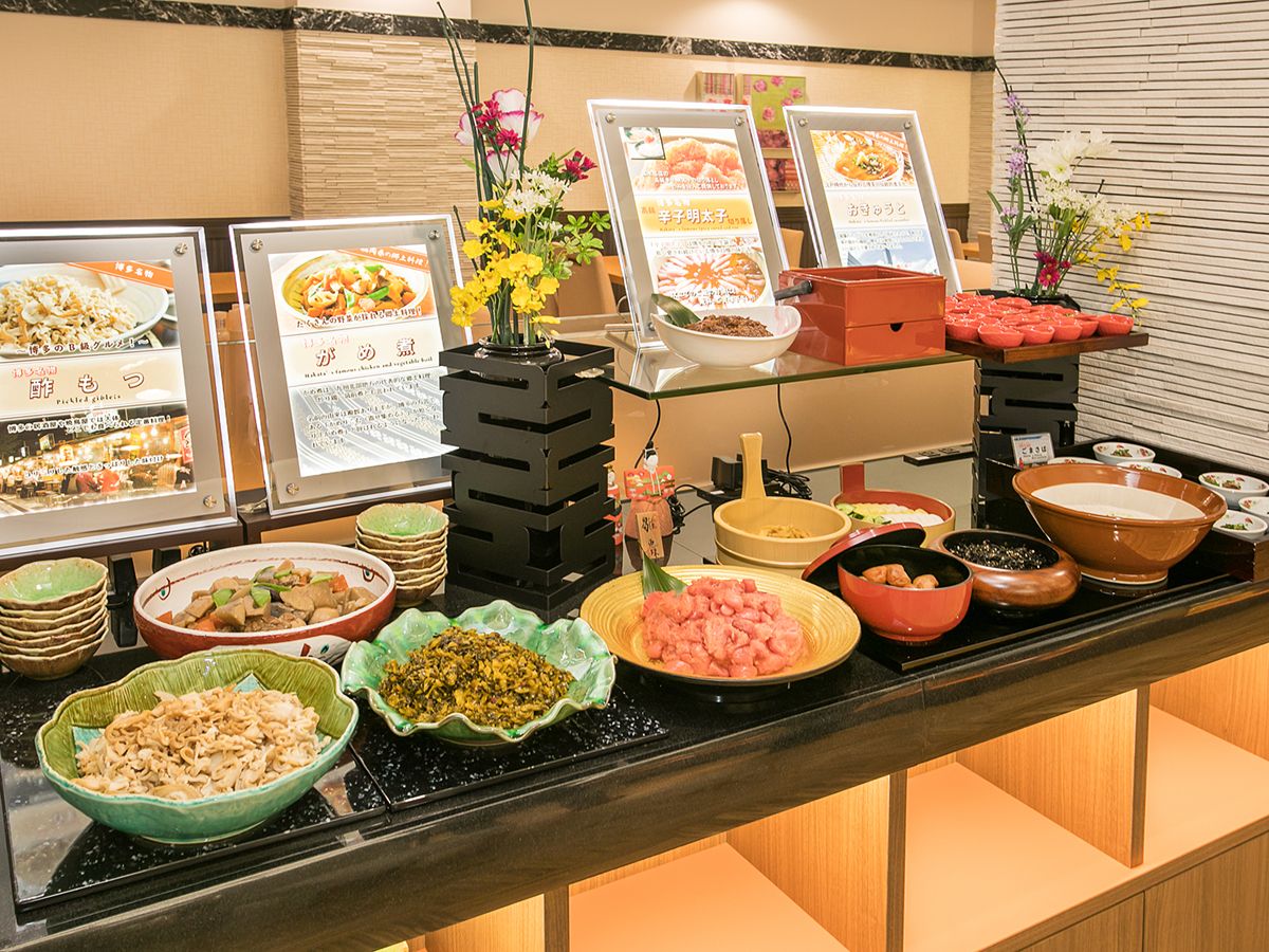 朝食バイキング（博多名物・ご飯のお供コーナー）