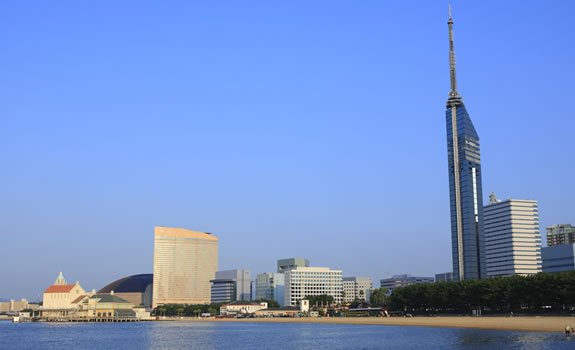 福岡市街を一望するパノラマ