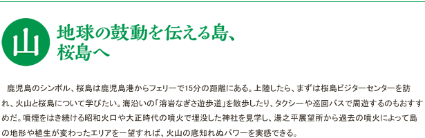 鹿児島の歴史を知り、自然を感じる旅