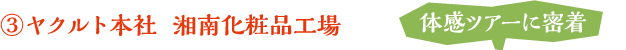 ヤクルト本社  湘南化粧品工場