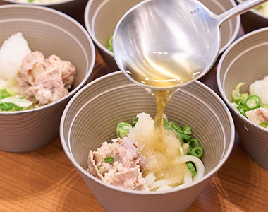 関西風肉うどん