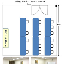 会議室参考レイアウト　スクール