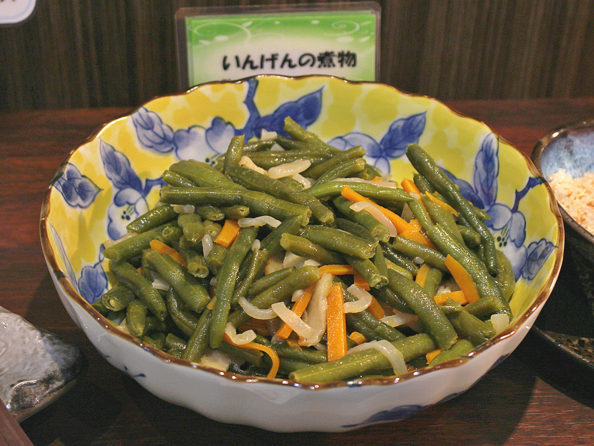 いんげんの煮物